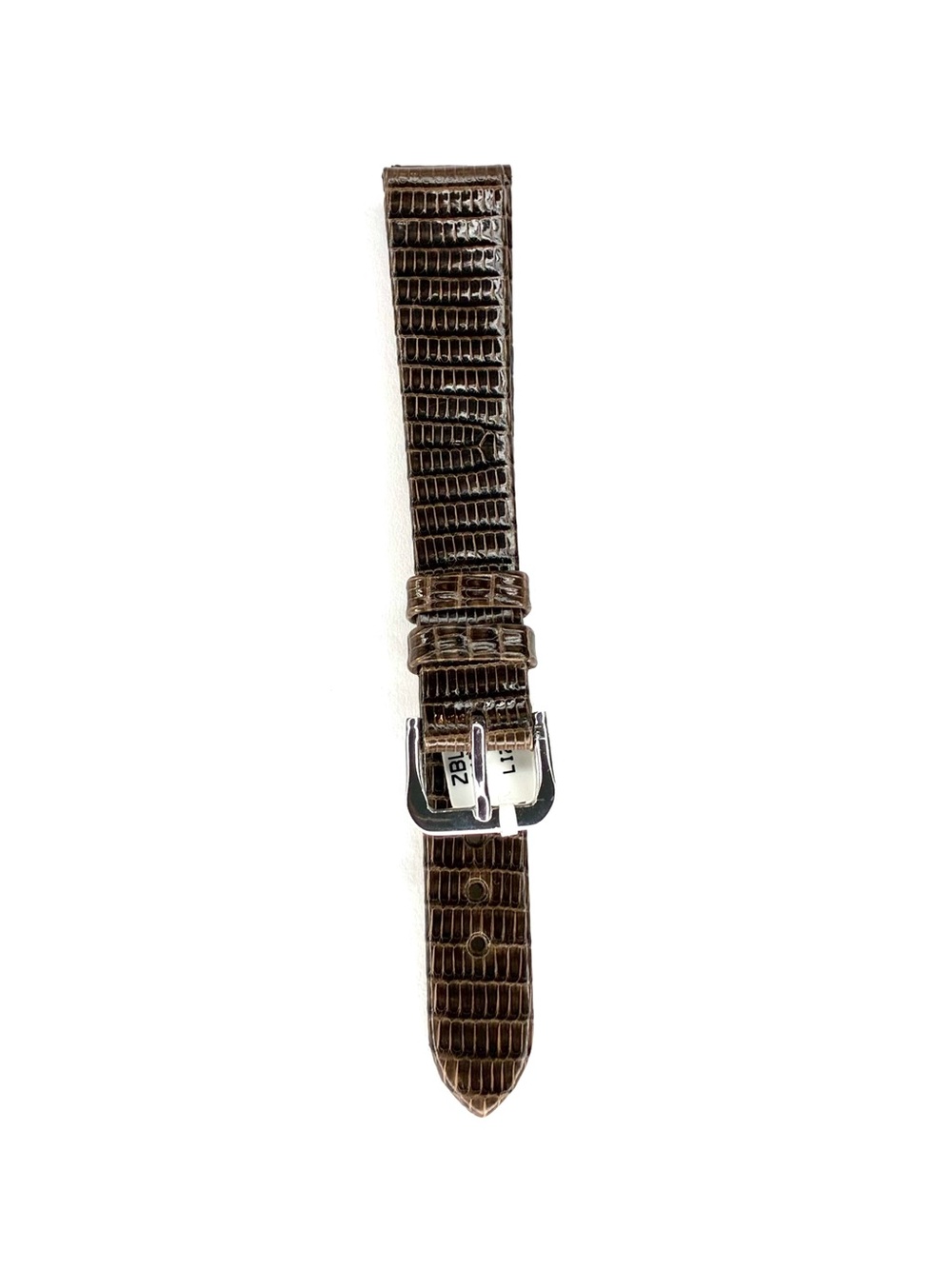 Authentic Hirsch Brown Genuine Lizard Watch Strap (14mm)